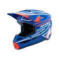 Prilba ALPINESTARS S-M3 Wurx čierno modro červeno biela lesklá detská   
