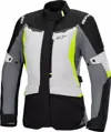Bunda ALPINESTARS Stella ST-1 WP sivo čierno žltá fluo 