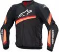 Bunda ALPINESTARS T-GP Plus R V4 čierno červená fluo 