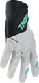 Rukavice THOR Spectrum čierno tyrkysové dámske 