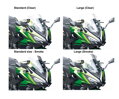 Plexi KAWASAKI štandardné pre Ninja 1100SX, SE dymové