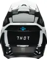 Prilba THOR Fleet Strom čierno biela