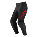 Nohavice ONEAL Element Racewear čierno sivo červené