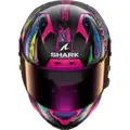 Prilba SHARK Aeron Fawn karbónovo fialovo žltá DVY
