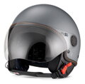Otvorená prilba VESPA Langhe sivá