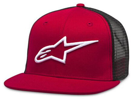 Šiltovka ALPINESTARS Corp Trucker červeno čierna