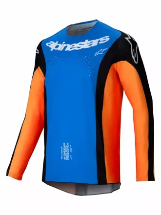 Dres ALPINESTARS Techstar Melt oranžovo modrý 