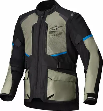 Bunda ALPINESTARS Andes Air Drystar čierno sivo modrá 