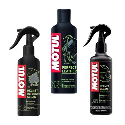 Darčeková sada na ošetrovanie prilby a koženého oblečenia