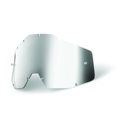 Náhradné sklíčko 100 PERCENT Racecraft1/Accuri1/Strata1 zrkadlové strieborné