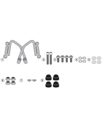Plexi GIVI A1176A pre FITTING KIT FOR