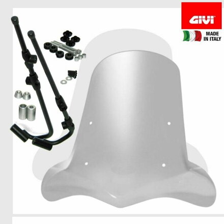 Montážna sada na plexi GIVI 105A/128A pre PEUGEOT LXR 125-200/SYM HD EVO 125-200 A298A
