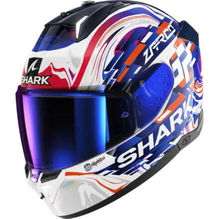 Prilba SHARK SKWAL I3 Replica Zarco French GP bielo fialovo modrá WVB