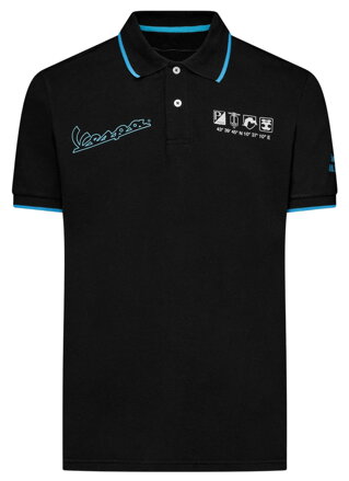 Polo tričko VESPA DEC čierne