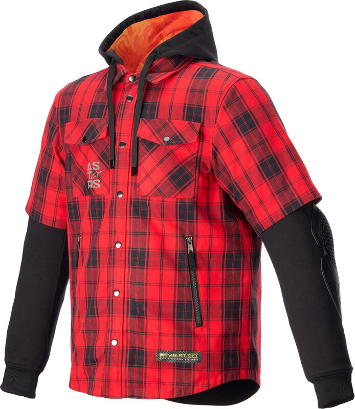 Košeľa ALPINESTARS Tartan čierno červená 