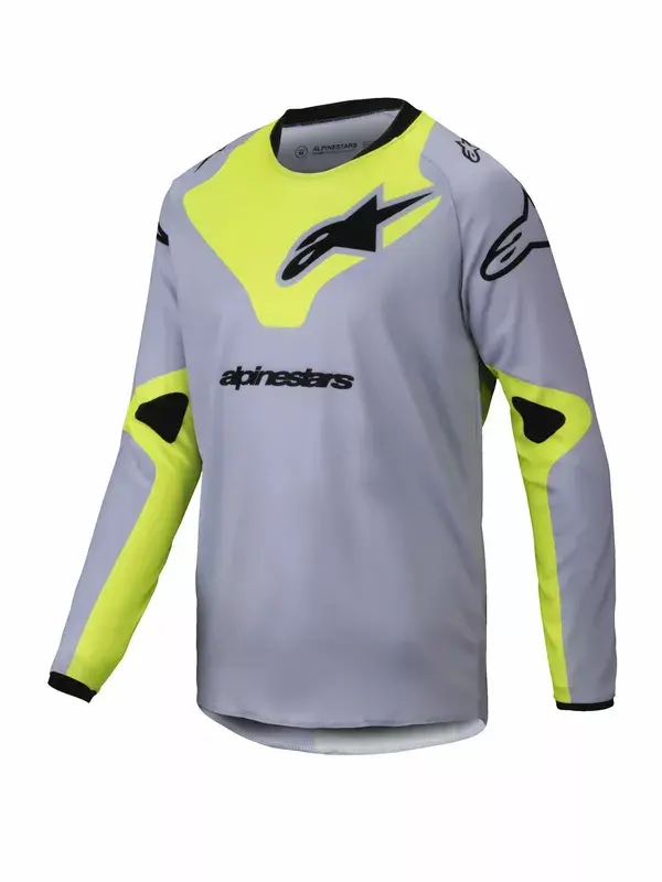 Dres ALPINESTARS Racer Veil sivo žltý detský 