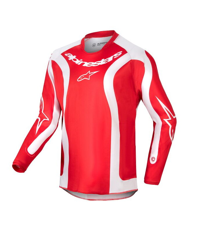 Dres ALPINESTARS Racer Lurv červeno biely detský 