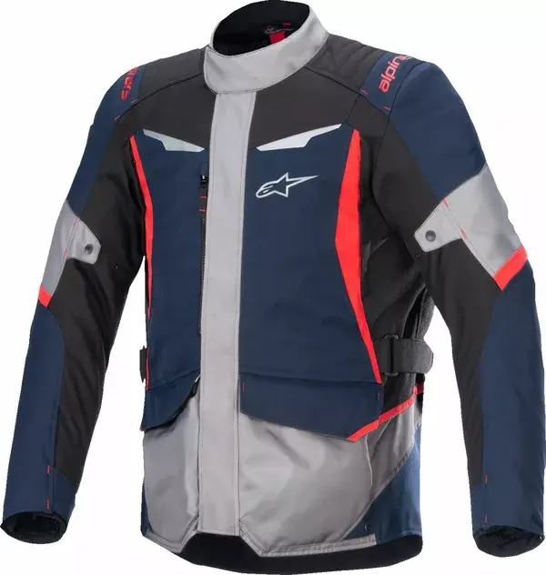 Bunda ALPINESTARS ST-1 WP modro čierno červená fluo 