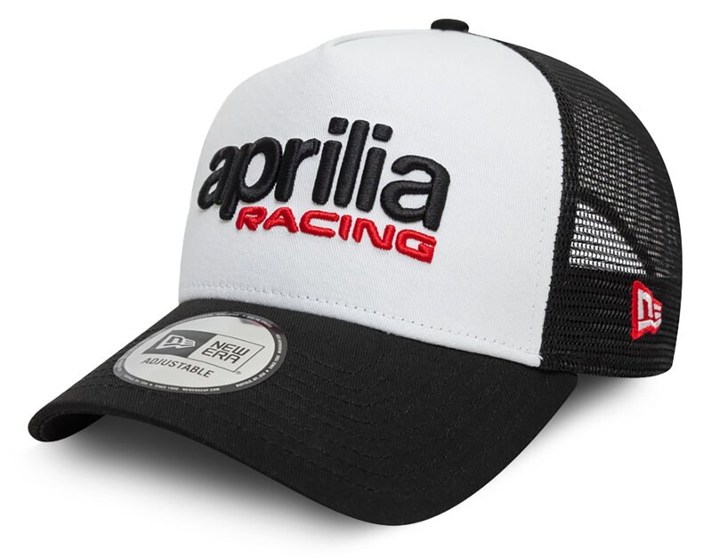 Šiltovka APRILIA Racing New Era Trucker biela
