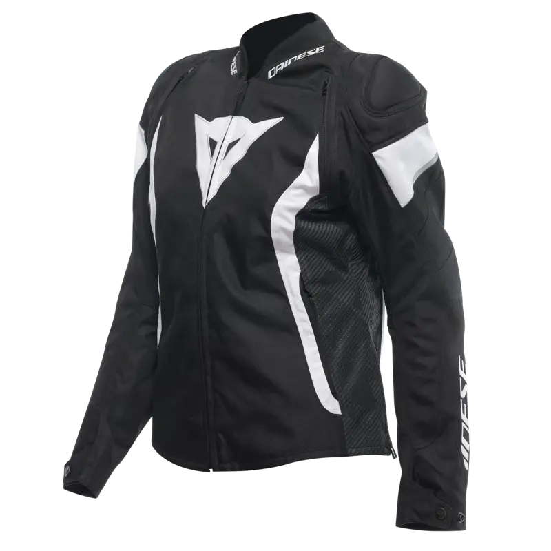 Dámska textilná bunda DAINESE Avro 5 čierno bielo čierna