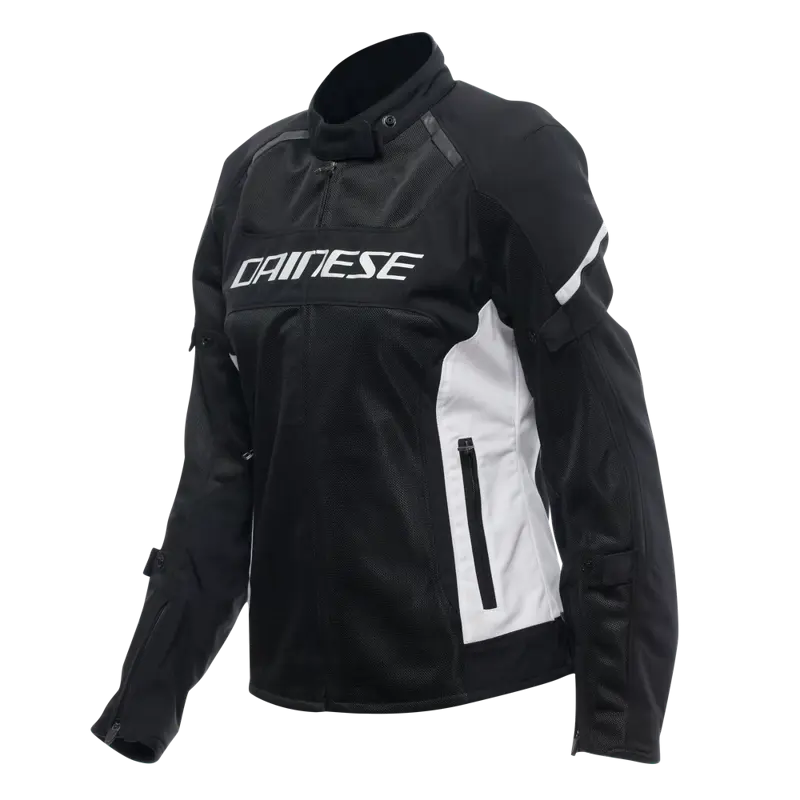 Dámska textilná bunda DAINESE Air Frame 3 čierno bielo biela