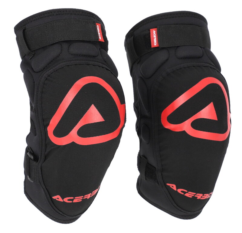 Chrániče kolien ACERBIS Soft Junior červené