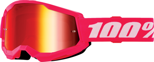 Okuliare 100 PERCENT Strata 2 Junior Pink červené zrkadlové sklíčko