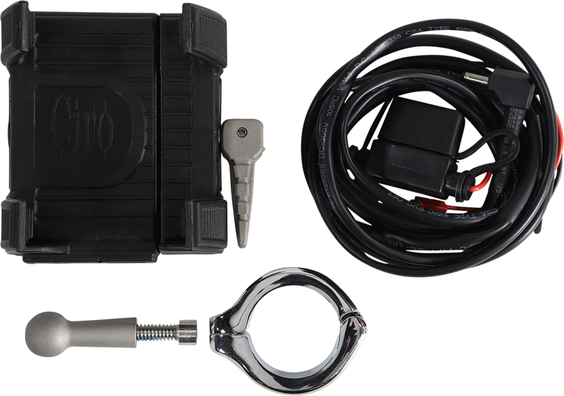 CIRO univerzálny držiak navigácie/telefónu s nabíjaním USB s montážou na riadidlá