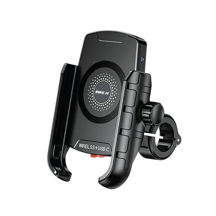 Univerzálny držiak telefónu s bezdrôtovým nabíjaním a USB-C nabíjačkou