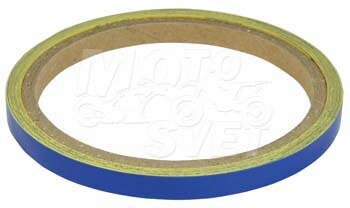 BIKE IT reflexný tmavomodrý pásik 7 mm