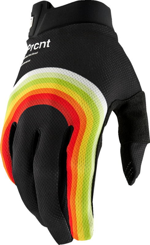 Rukavice 100 PERCENT iTRACK Rewind čierne  