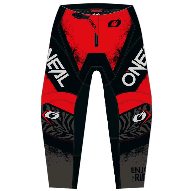 Nohavice ONEAL Element Shocker čierno červené 