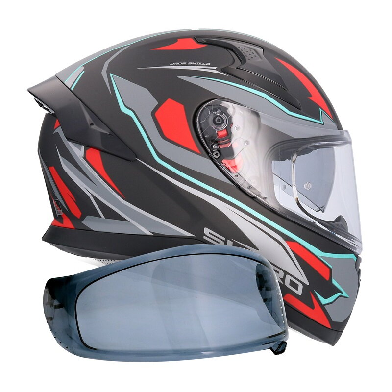 Integrálna prilba SHIRO Katana Sharp sivá matná