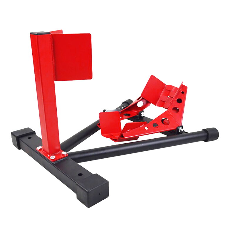 Stojan pod predné koleso BikeTek čierno červený